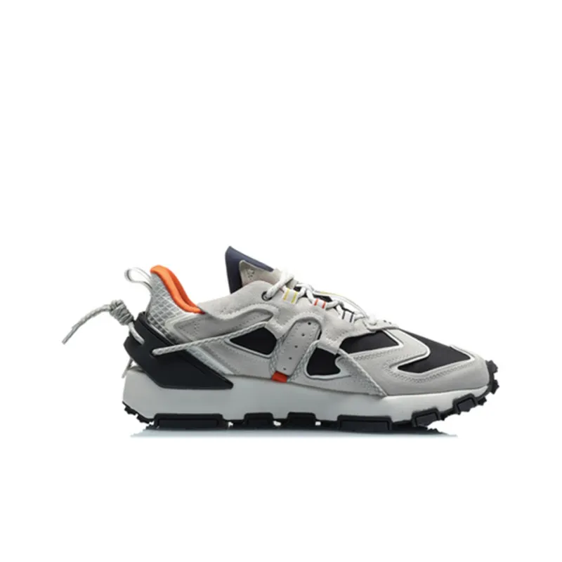 LINING CF Tracing Casual Shoes Men Low-Top Black Gray-1