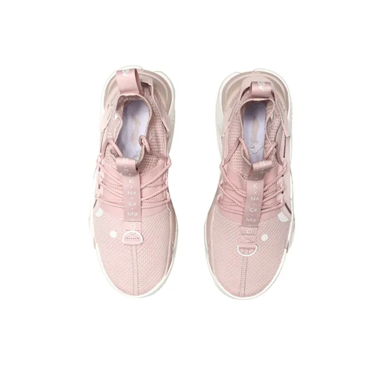 LiNing CF Counterflow Source Cosmic Dust Slip Resistant High Top Sports Casual Shoes Men's Pink-3
