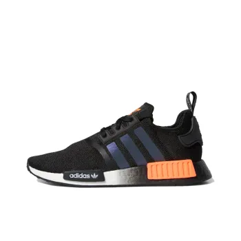 Adidas Originals Nmd R1 Core Black Solar Orange Iridescent