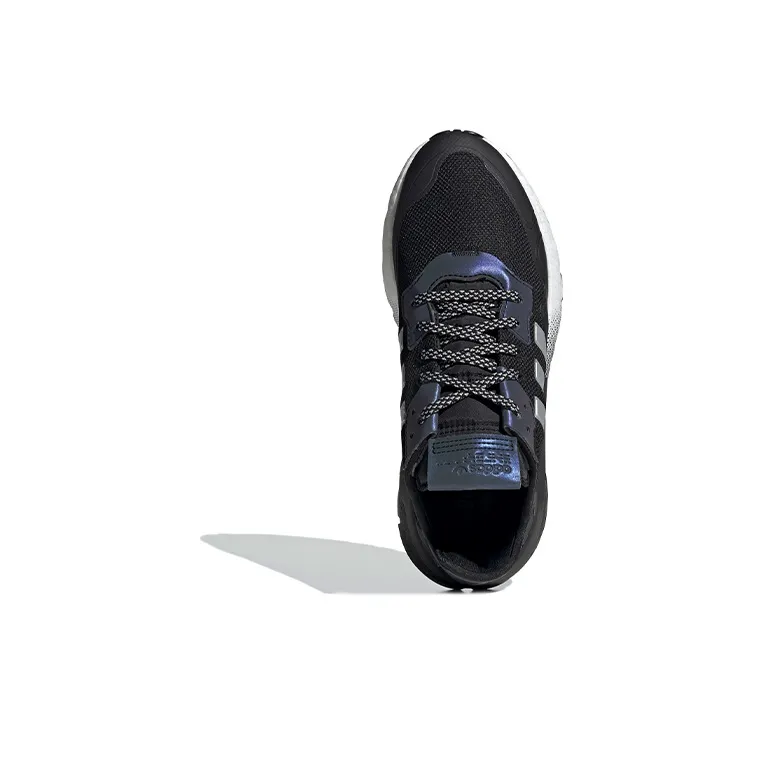Adidas Originals Nite Jogger Silver Metallic Blue-4