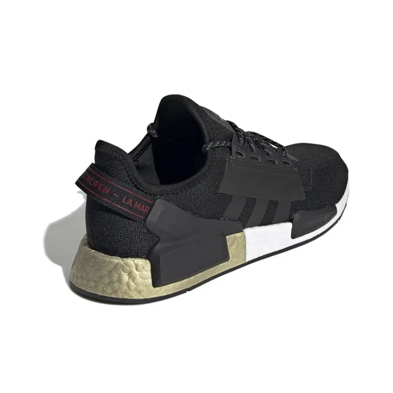 Adidas Originals Nmd V2 Core Black Gold Metallic-2
