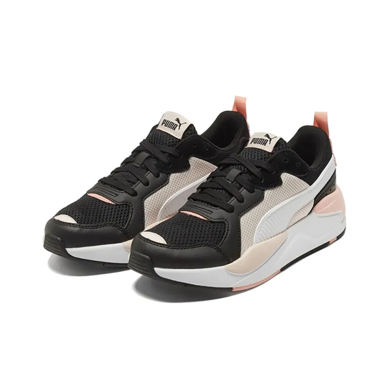 PUMA X Ray Black Pink White Low Tops Sports Shoe 'Black White Pink'-2