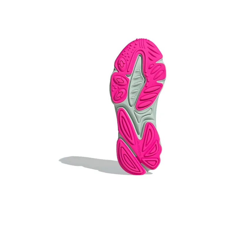 Adidas Ozweego Black Shock Lime Pink Women's-4