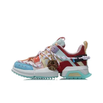 LiNing Pan Gu Casual Shoes Women's Low Top White/Red/Yellow/Green/Blue