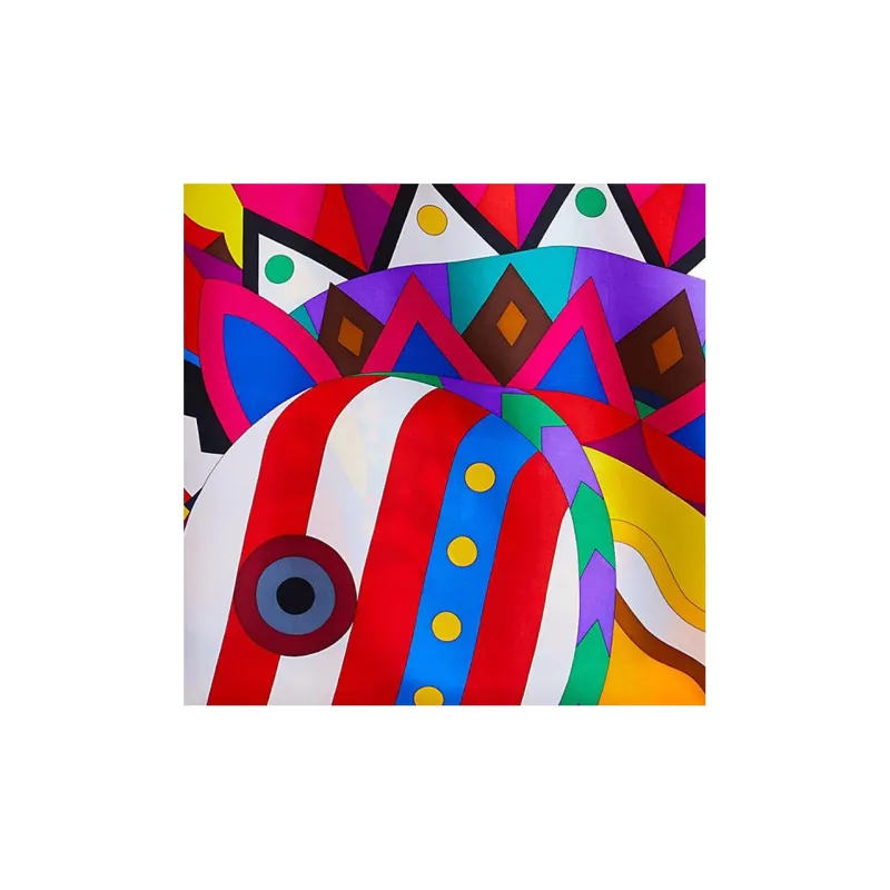 HERMES Silk One Shoulder Handbags Regular Women's Multicolor-6