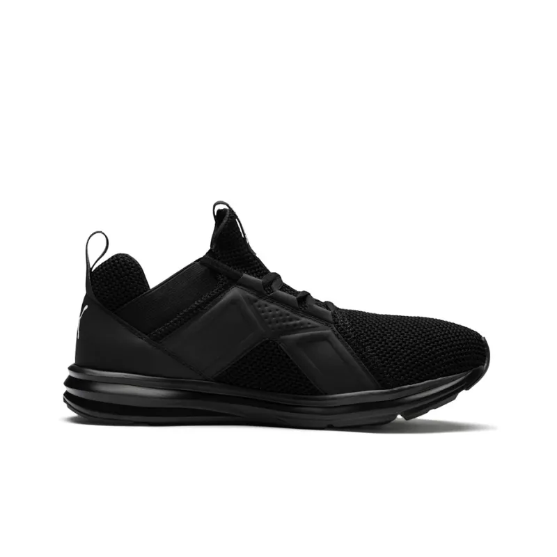 PUMA Enzo Weave Knitted Low Tops Sports Shoe Black-1