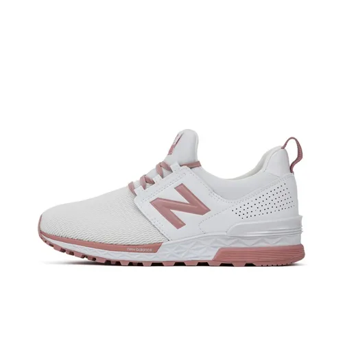 New Balance 574 White Pink Women's