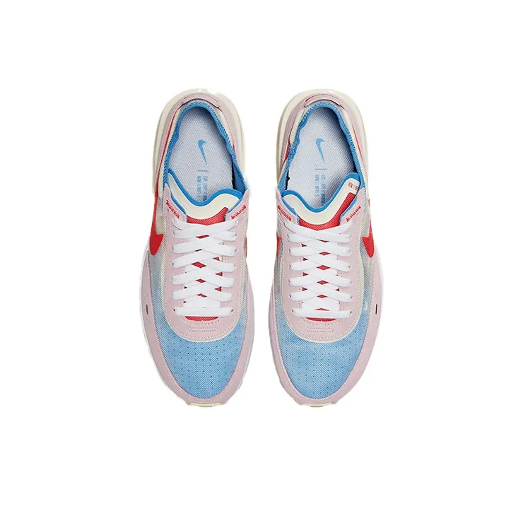 Nike Waffle One Pink Red Blue Women's-3