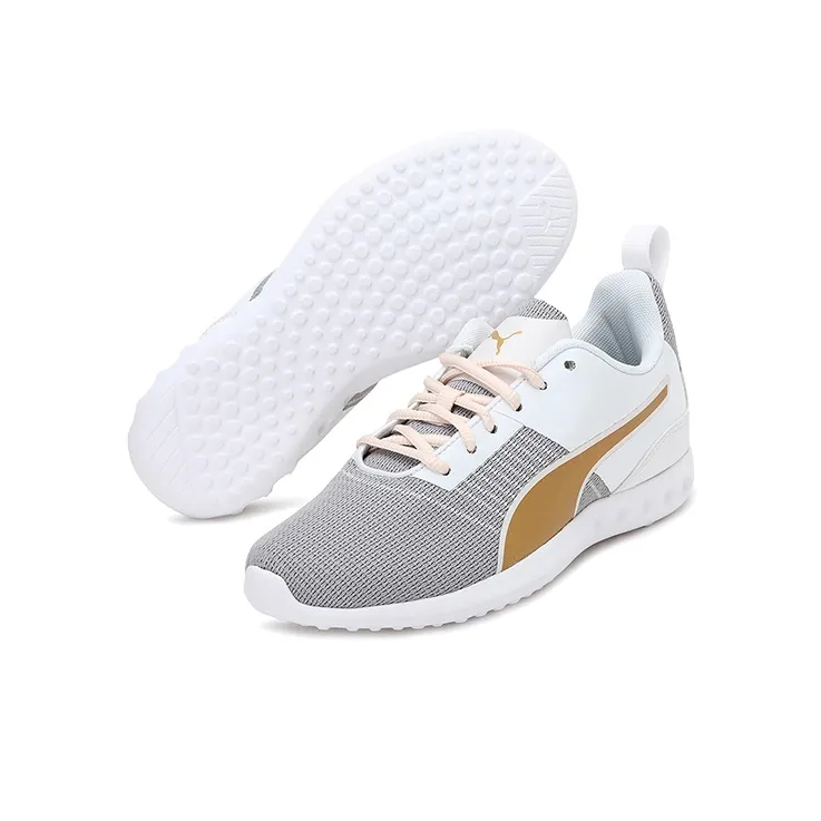 PUMA Carson Pro Idp Softfoam Low Running Shoes Grey/White Women's-4