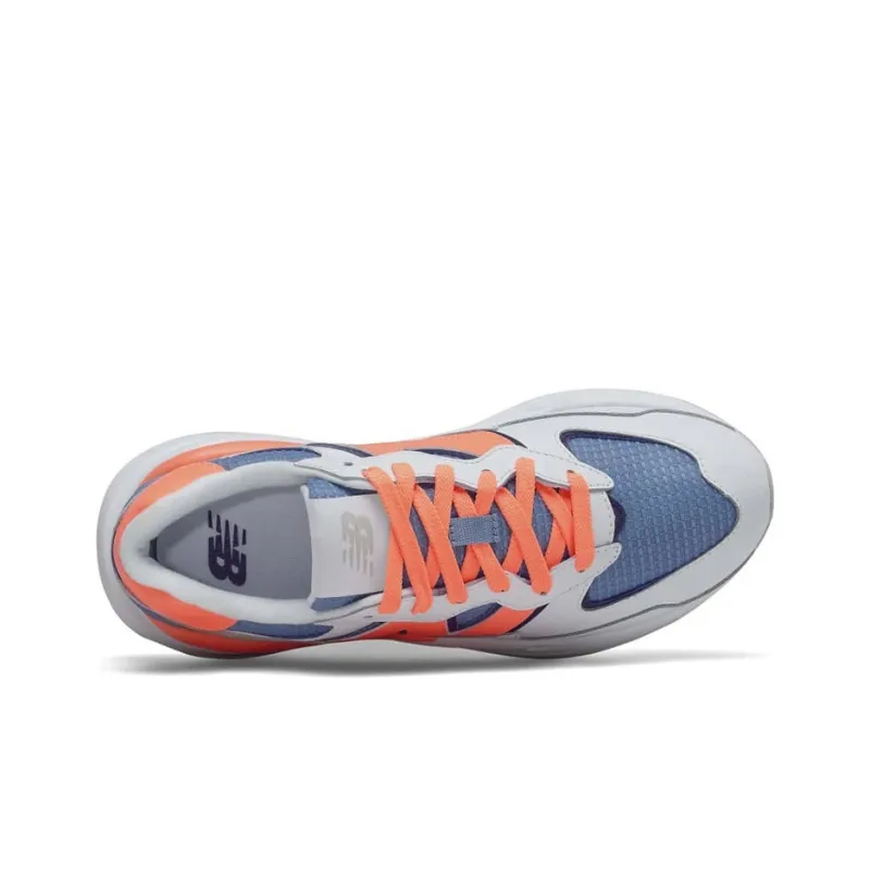 New Balance 57/40 White Orange Stellar Blue Women's-2