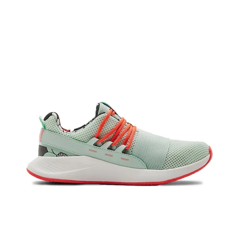 Under Armour Charged Breathe Fn Print Blue/Orange Women's-1