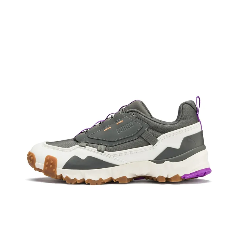 PUMA Trailfo Overland MTS Cushioned Slip-Resistant Lightweight Low-Top Athletic Shoes Women's Army Green Khaki Purple-0