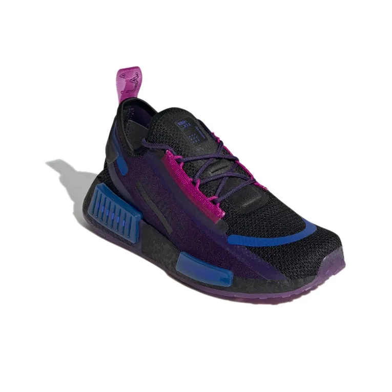 Adidas Women's NMD_R1 Spectoo 'Black Dark Purple' Women's-2