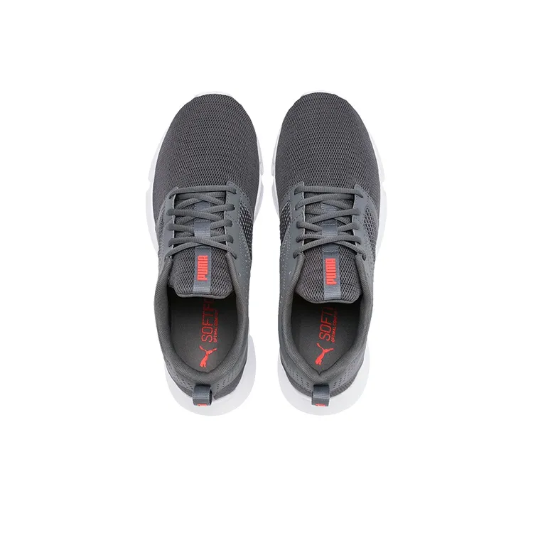 PUMA Interflex Softfoam Modern Low Top Running Shoes Grey/White Women's-3