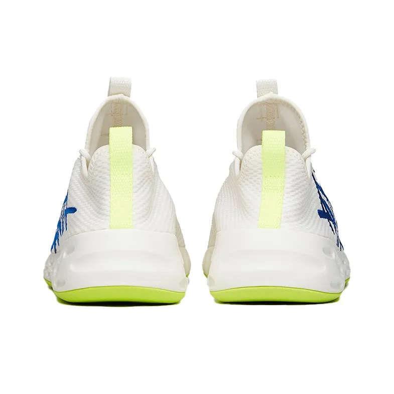ANTA Casual Shoes Men Low Top Ivory White/Bright Blue-3