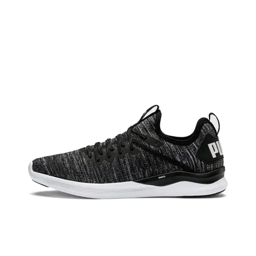 PUMA Ignite Evoknit Casual Shoes Men Low-Top Black