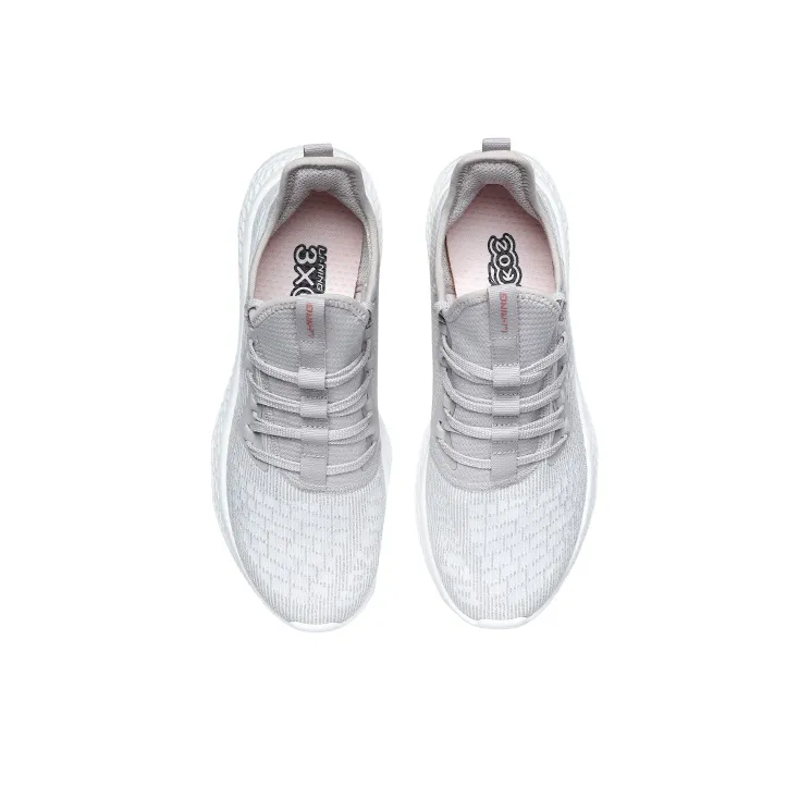 LINING EazGo Casual Shoes Unisex Low Top Silver Fish Gray-3
