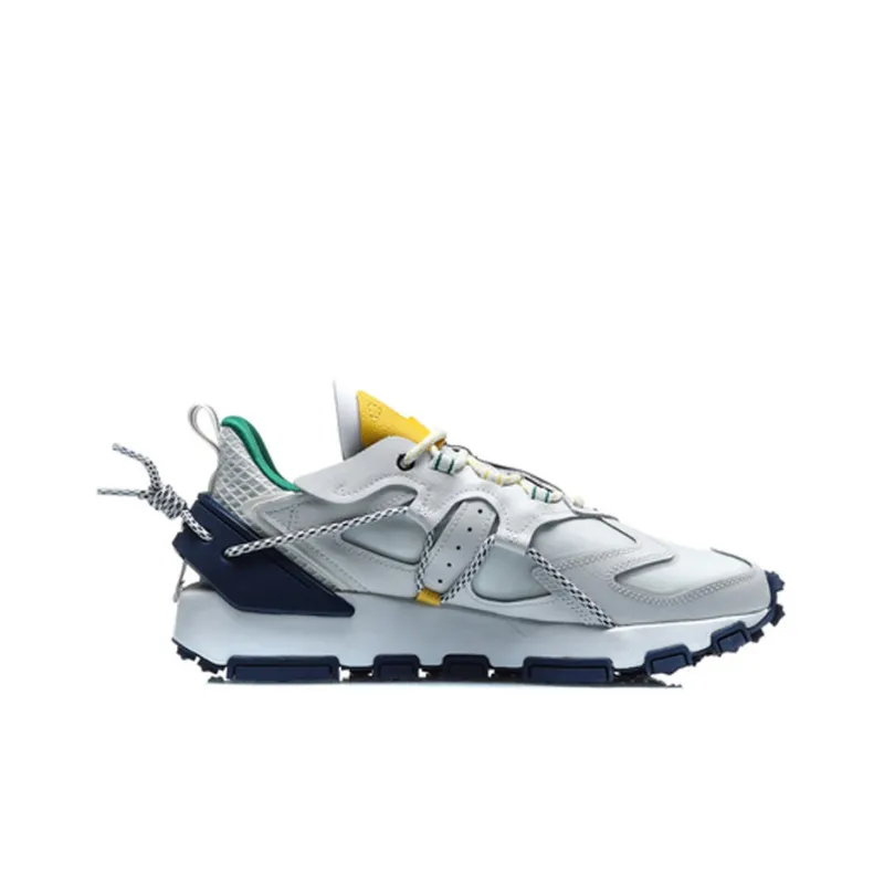 LiNing CF Tracing Flying Knight Anti Slip And Wear Resistant Lightweight Balance Low Top Casual Shoes Men's White-1