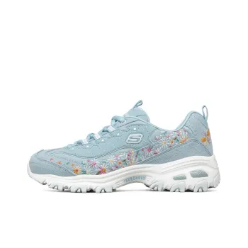 Skechers D'Lites 1.0 Low TopRunning Shoes Blue Women's