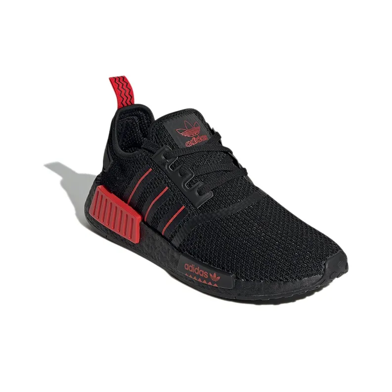 Adidas Originals Nmd R1 Core Black Red-2