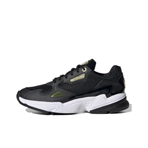 Adidas Originals Falcon Casual Shoes Women's Low-Top Black/Gold