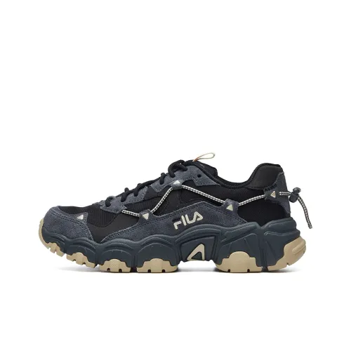 FILA FUSION Cat Claw Casual Shoes Women's Low-Top Black/Brown