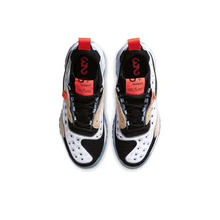Jordan Delta 2 White Black Tan Infrared-2