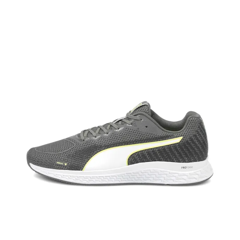 PUMA Speed Sutamina 2 Anti-Slip And Wear-Resistant Lightweight Balance Low-Top Casual Shoes Unisex Gray White Green-0