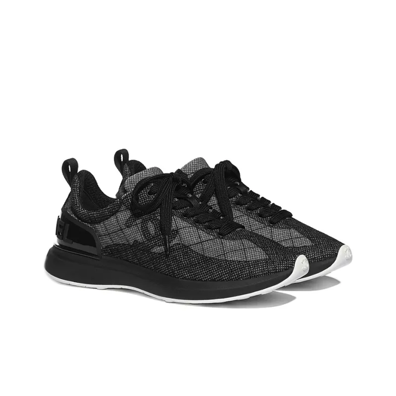 CHANEL Low Top Casual Shoes Women's Black-1