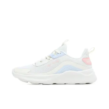 Erke Pact Cushioning Anti Slip And Wear Resistant Support Balance Low Top Sports Casual Shoes Women's Pink White