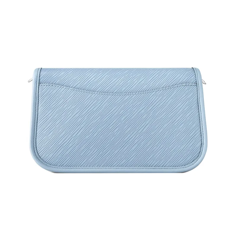 LOUIS VUITTON Epi Grain Cow Leather Crossbody Bag, Shoulder Bag Women's Blue-2