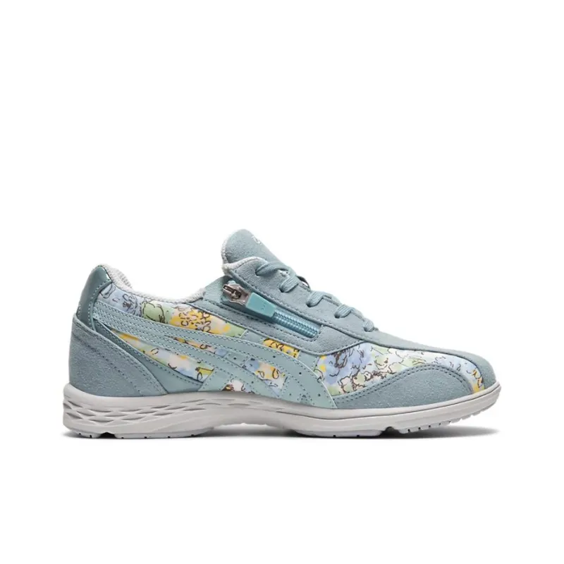 Asics Hadashi Walker W037 Cushioning Anti-Slip And Wear-Resistant Low-Top Casual Shoes Women's Blue 3E-Width-1