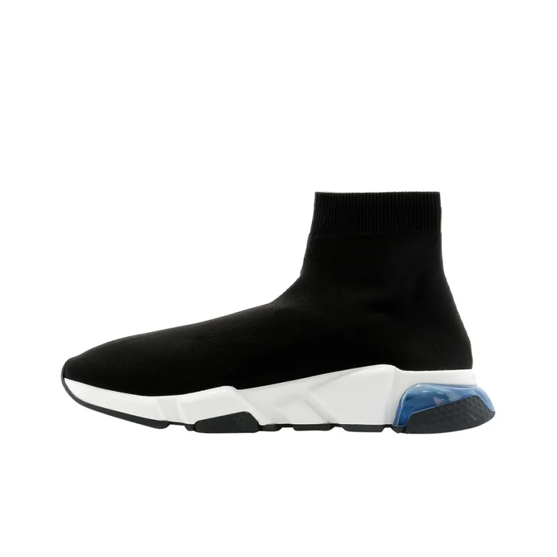 Balenciaga Speed Trainer Black Blue Clear Sole-0