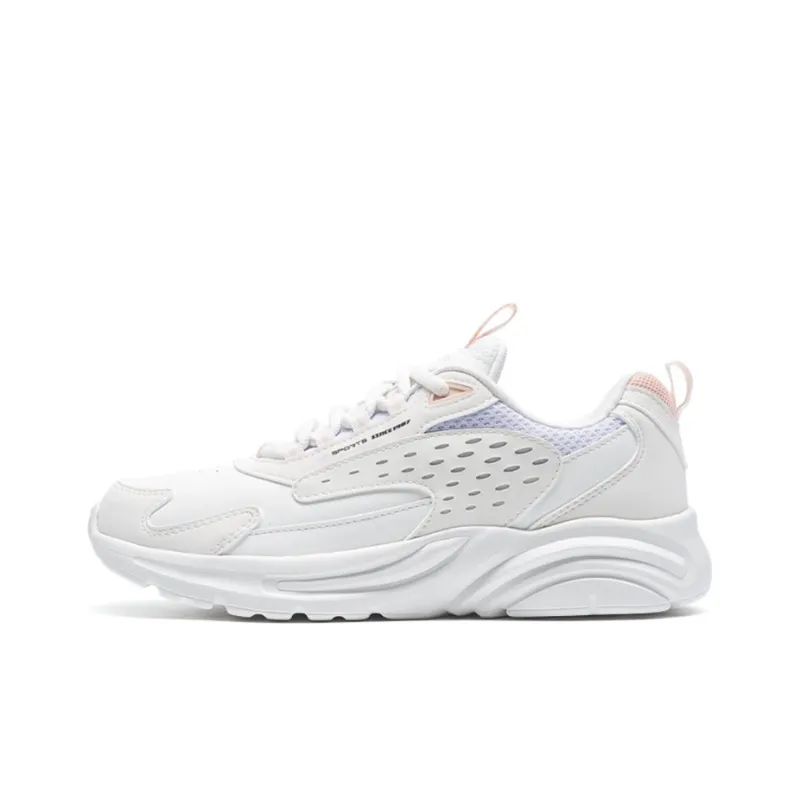 XTEP Millennium Low Top Casual Shoes Women's Beige Purple-0