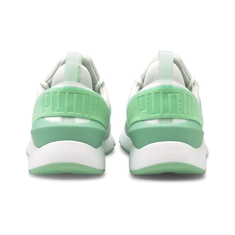 PUMA Muse X3 Casual Shoes Women's Low-Top Green/White-3