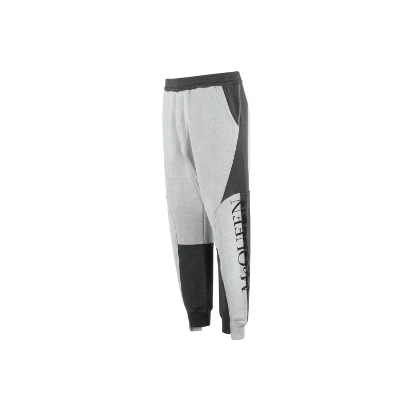 Alexander McQueen Logo Printed Colourblock Track Pants-2