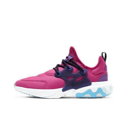 Nike React Presto Casual Shoes Women's Low-Top Pink Purple