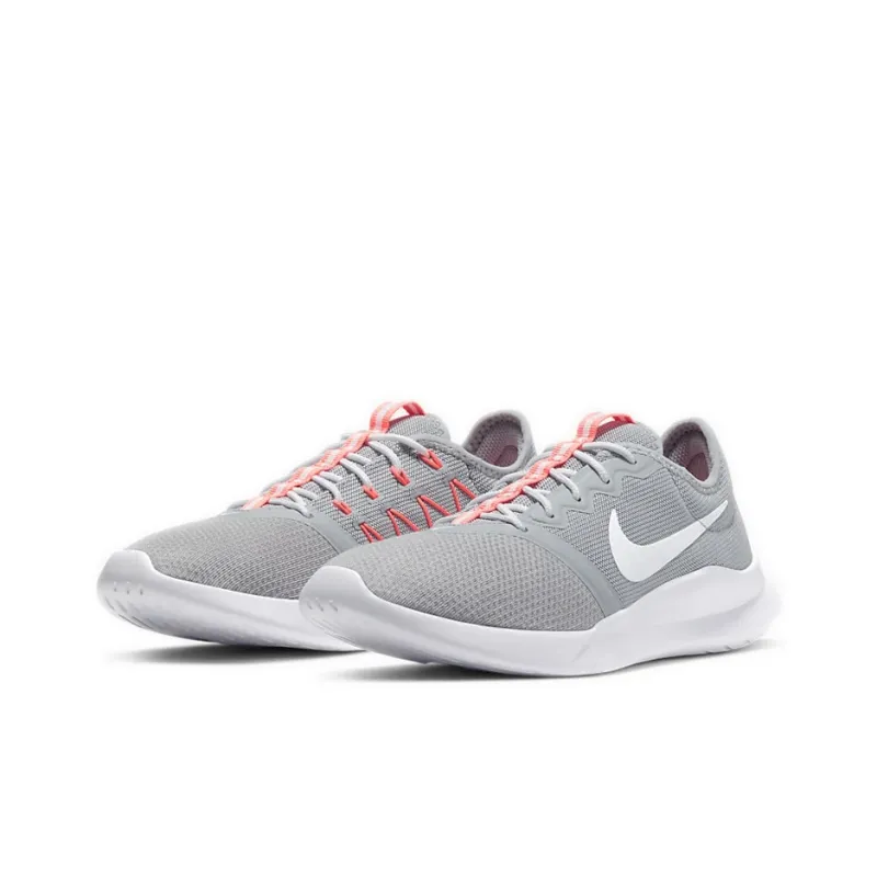 Nike Viale Tech Racer Non-slip Lightweight Low-Top Casual Shoes GS Gray Pink-2
