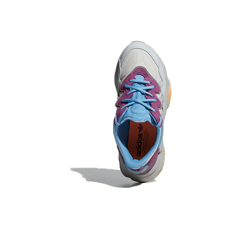 Adidas Originals Ozweego 'Gray Purple Blue' Women's-4