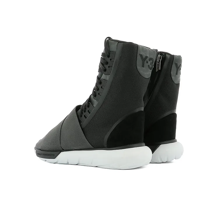 Y 3 Qasa Boot 'Charcoal Black'-3