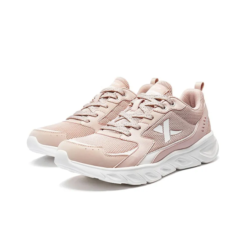 XTEP Casual Shoes Women's Low Top Pink White-1