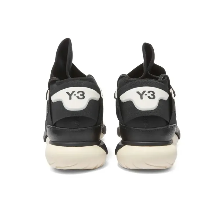 Adidas Y 3 Qasa High Black White-3