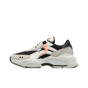 LiNing Candle Dragon 2020 Cushioning Anti Slip Wear Resistant Breathability Low Top Sports Casual Shoes White Black