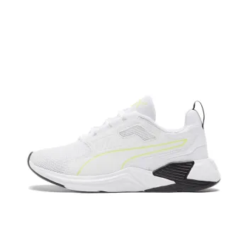 PUMA Disperse Xt Low Top Running Shoes White/Black/Yellow Women's