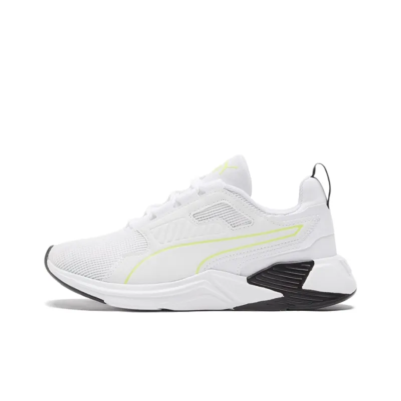 PUMA Disperse Xt Low Top Running Shoes White/Black/Yellow Women's-0