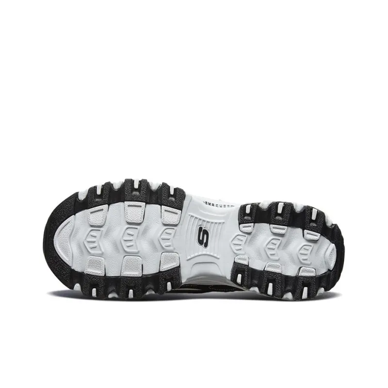 Skechers D Lites 1.0 Running Shoes 'Black White' Women's-4