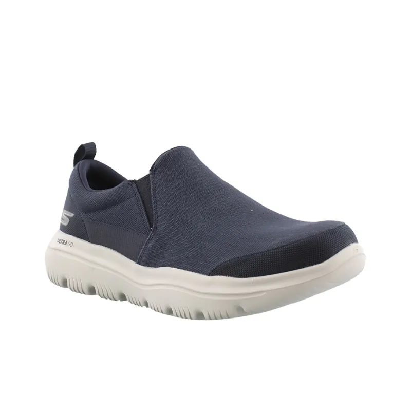 Skechers Go Walk Evolution Ultra Cushioning Breathable Coverage Low Top Casual Shoes Men's Navy-2