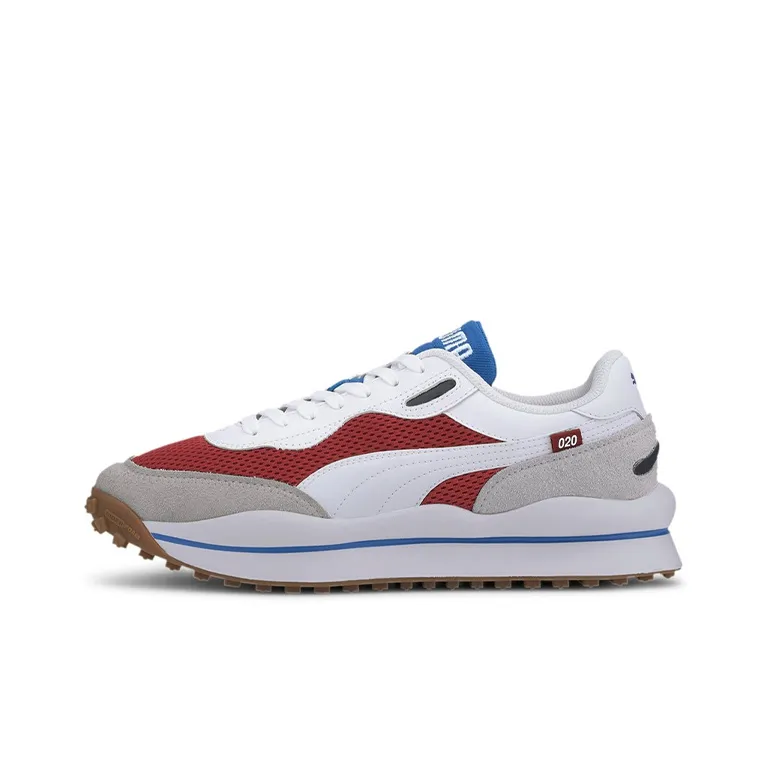 PUMA Style Rider Warm Texture 'White Red Dahlia'-0