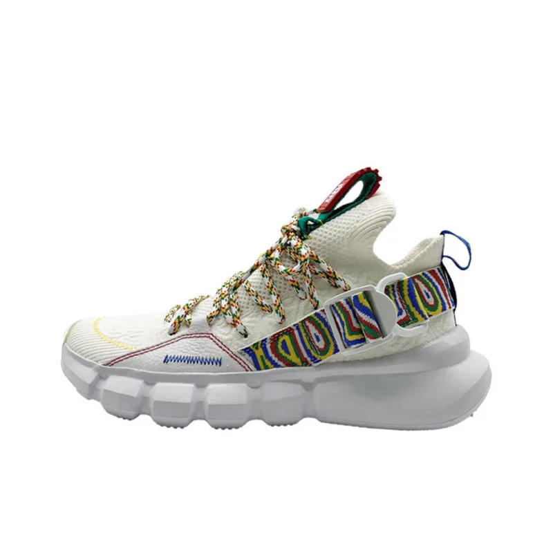 LiNing Essence 2.3 Cushioned Slip Resistant Low Top Casual Shoes Women's White Multicolor-0