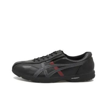 Asics Life Walker Casual Shoes Men Low-Top Black/Red